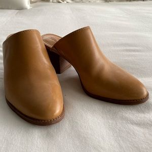 Practically New Leather Madewell Clogs